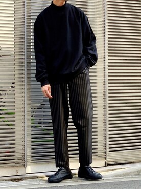 黒坂学さん(メンズ・171cm)の秋コーディネート