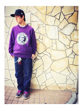 「DEVILOCK（デビロック）のアイテム」を使った、DJ KADOさん（メンズ・172cm）の秋コーディネート