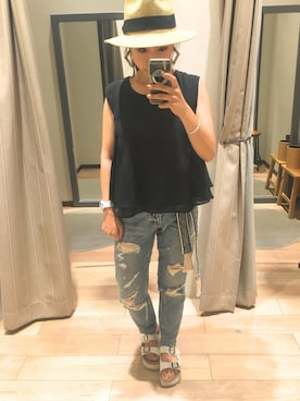 NAOKO.sさん（レディース・158cm）の夏コーディネート