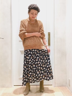 NAOKO.sさん（レディース・158cm）の秋コーディネート