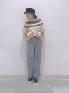 NAOKO.sさん（レディース・158cm）の冬コーディネート