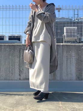 「アイテム（ブーティ）」を使った、NAOKO.sさん（レディース・158cm・30代）の秋コーディネート