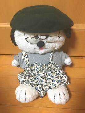 「handmade」｜「アイテム（ハンチング/ベレー帽）」を使った、オラ松さん（レディース・50cm）の秋コーディネート