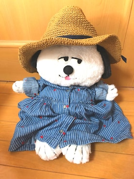 「babygap」｜「アイテム（ワンピース/ドレス）」を使った、オラ松さん（レディース・50cm）の春コーディネート