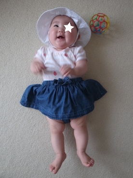 「baby GAP」｜rikoさん（キッズ・70cm）の夏コーディネート