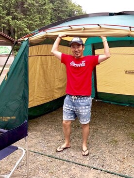 「IPANEMA（イパネマ）のアイテム」を使った、HIROさん（メンズ・174cm）の夏コーディネート