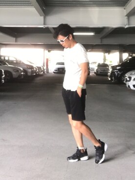 「Moery Sport（モエリースポーツ）のアイテム」を使った、HIROさん（メンズ・174cm）の夏コーディネート