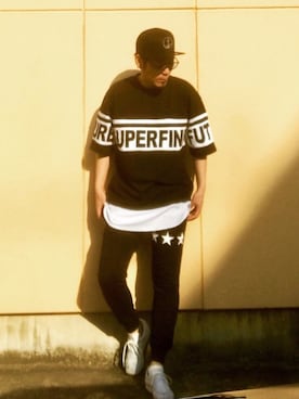 「Number8（ナンバーエイト）のアイテム」を使った、HIROさん（メンズ・174cm）の春コーディネート