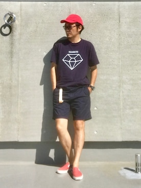「Number8（ナンバーエイト）のアイテム」を使った、HIROさん（メンズ・174cm）の夏コーディネート
