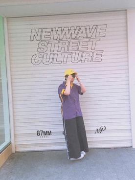 「87mm（87mm）のアイテム（キャップ）」を使った、むんさん（レディース・157cm）の秋コーディネート