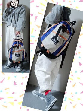 「Gregory」｜「アイテム（ノーカラージャケット）」を使った、*i*さん（レディース・150cm）の春コーディネート