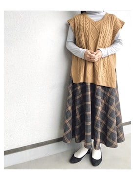 Israndonさん（レディース・155cm）の冬コーディネート