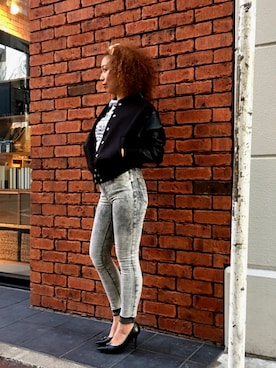 「diesel福岡」｜「アイテム（ジャケット/アウター）」を使った、MIHOさん（レディース・163cm）の冬コーディネート