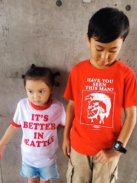 「DIESEL（ディーゼル）の00J3T400YI9（Tシャツ/カットソー、ホワイト系）」を使った、MIHOさん（レディース・163cm）の夏コーディネート