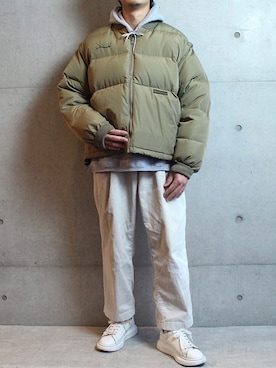 「Alexander McQueen（アレキサンダーマックイーン）のアイテム（シューズ）」を使った、長い 夏さん（メンズ・173cm・20代）の冬コーディネート