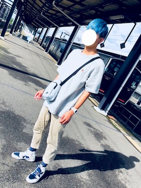 「NIKE(ナイキ)のアイテム(ショルダーバッグ)」を使った、savage monkeyさん(メンズ・174cm)の秋コーディネート