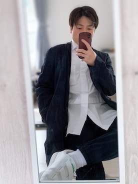 「GLOBAL WORK（グローバルワーク）のアイテム（その他アウター）」を使った、Kouさん（メンズ・167cm・20代）の春コーディネート