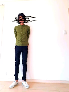 「アイテム（パンプス、ホワイト系）」を使った、ｔａｋｕｙａさん（メンズ・173cm）の春コーディネート