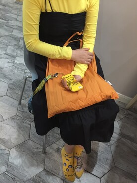 「MONKI（モンキ）のアイテム（ベスト）」を使った、yakoさん（レディース・161cm）の夏コーディネート