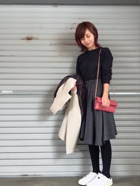 a。さん（レディース・155cm）の冬コーディネート