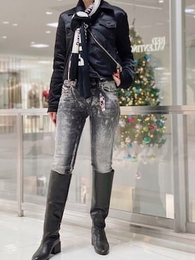 KAXXHAさん(レディース・160cm)の冬コーディネート