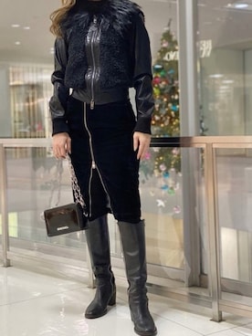 KAXXHAさん(レディース・160cm)の冬コーディネート