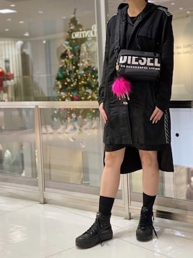 KAXXHAさん（レディース・160cm）の冬コーディネート