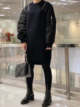 KAXXHAさん（レディース・160cm）の冬コーディネート