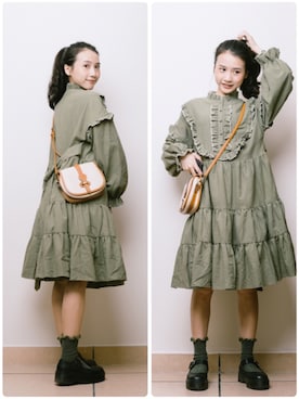 「DOONEY＆BOURKE（ドゥーニー＆バーク）のアイテム」を使った、鳗鳗さん（レディース・153cm）の冬コーディネート