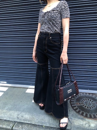 PAMEO POSE（パメオポーズ）の「【MQ】Daisy Petal Denim Pants