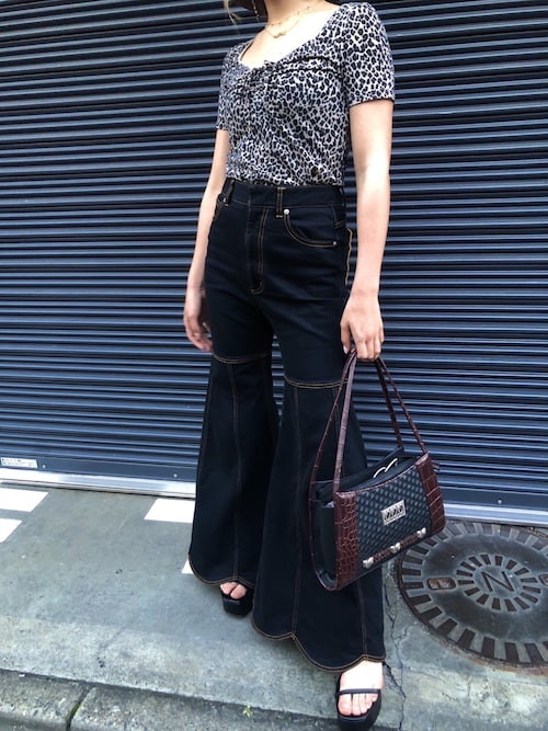 マリークワント パメオポーズ ​Daisy Petal Denim Pants Pameo pose