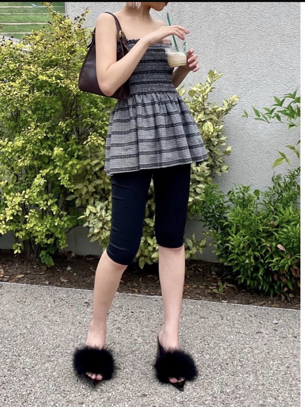 Charles Chaton bowパンツ リボン ブラック Charles Chaton bowパンツ リボン ブラック
