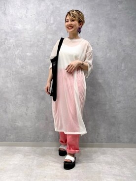 Hiromさん（レディース・154cm）の春コーディネート