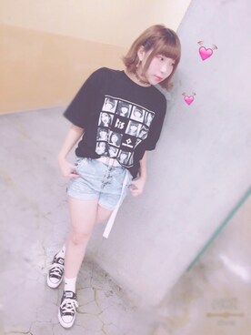 山崎あかね (あかねん)さん（レディース・150cm）の夏コーディネート