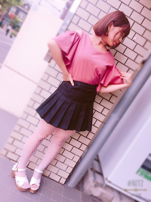 山崎あかね あかねん Wegoのスカートを使ったコーディネート Wear