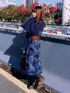 Mistyaliaさん（レディース・160cm）の冬コーディネート