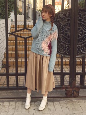 Mistyaliaさん（レディース・160cm）の冬コーディネート