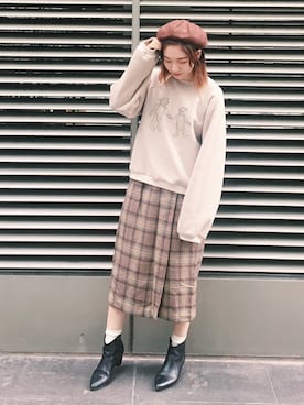 Mistyaliaさん（レディース・161cm）の秋コーディネート