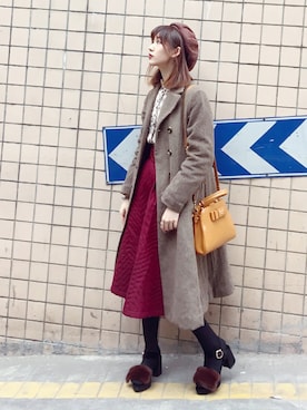Mistyaliaさん（レディース・161cm）の冬コーディネート