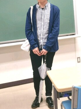 「ダニエルウェリントン」｜「アイテム（その他シューズ）」を使った、しゅんさん（メンズ・165cm）の春コーディネート