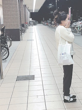 「カンフーシューズ」｜misakiさん（レディース・150cm）の秋コーディネート