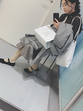 「カンフーシューズ」｜misakiさん（レディース・150cm）の秋コーディネート