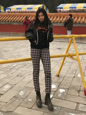 「MONKI」｜sekikaさん（レディース・165cm）の冬コーディネート