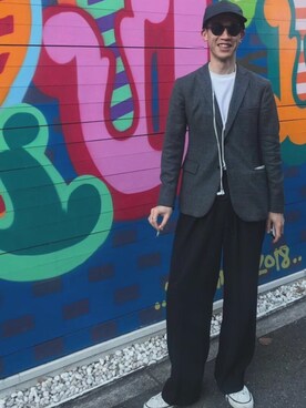 るーさん（メンズ・175cm）の春コーディネート