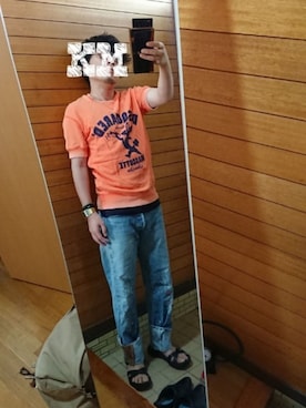 「DSQUARED2（ディースクエアード）のアイテム（スウェット）」を使った、もこさん（メンズ・161cm）の夏コーディネート