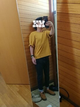 「TESTIFY（テスティファイ）のアイテム」を使った、もこさん（メンズ・161cm）の春コーディネート