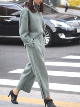 「アイテム（セットアップ）」を使った、rubiaさん（レディース・162cm）の秋コーディネート