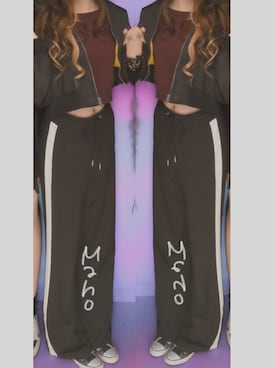 「EVRIS 」｜「アイテム（ナイロンジャケット）」を使った、mapopiさん（レディース・161cm）の冬コーディネート
