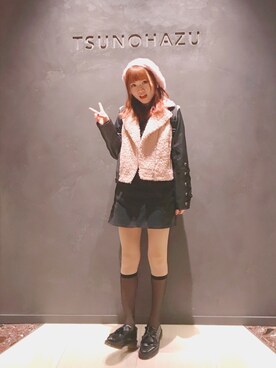 「EATME」｜「アイテム（ジャケット/アウター）」を使った、yuchaさん（レディース・153cm）の秋コーディネート