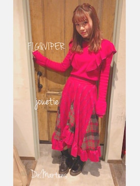 「FIG&VIPER（フィグアンドバイパー）のアイテム（アクセサリー）」を使った、yuchaさん（レディース・153cm）の秋コーディネート
